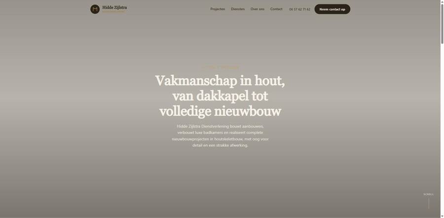 Screenshot van hiddezijlstradienstverlening.nl